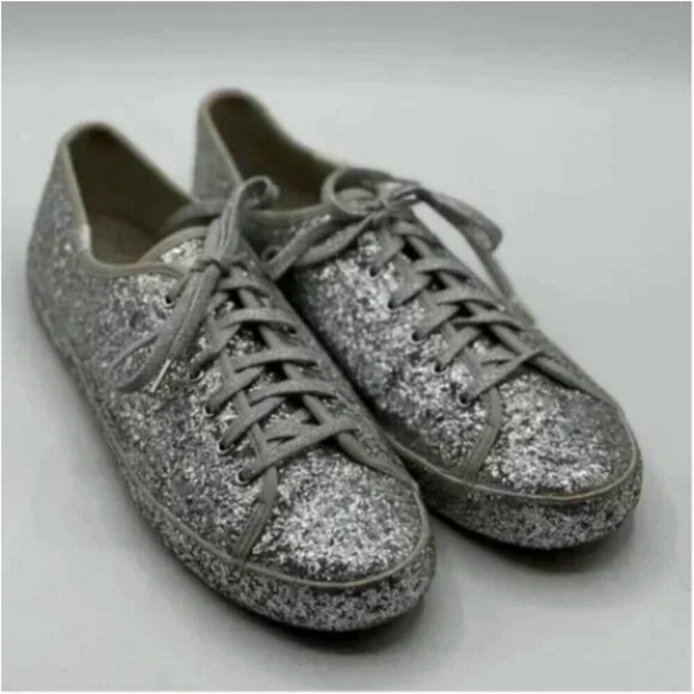 Kate Spade x Keds New York All-over Glitter Sneakers Size 10